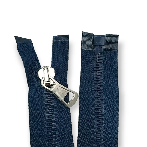 Molded Zipper 40 cm, 15,75" #9 Metal Teeth Imatation Open End - Separe ZPK0040T9MG