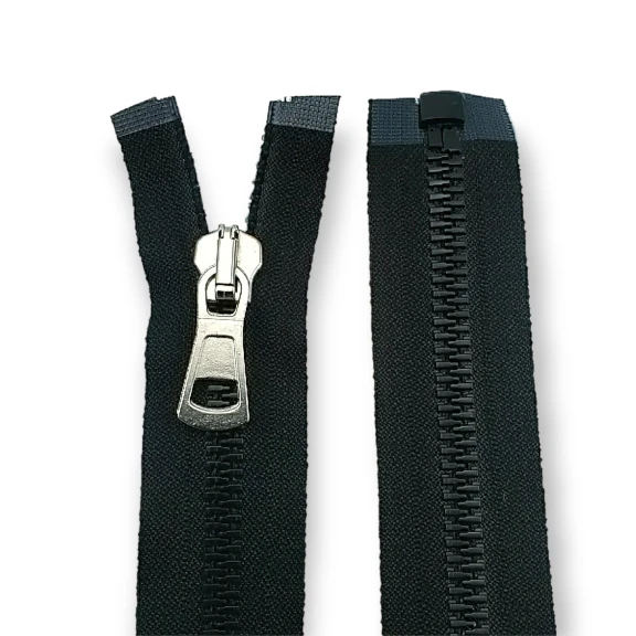 Molded Zipper 70 cm, 27,55" #9 Metal Teeth Imatation Open End - Separe ZPK0070T9MG