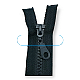 40 cm #5 15,75" Molded Plastic Jacket Zipper Separated ZPK0040T5