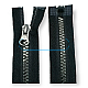 80 cm #5 31,50" Molded Plastic Jacket Zipper Metalized Teeth Open End Separated ZPK0080T5K