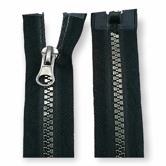 80 cm T5 Kemik Fermuar Kaplama Dişli Açık Uçlu - Separe  ZPK0080T5K