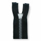 80 cm #5 31,50" Molded Plastic Jacket Zipper Metalized Teeth Open End Separated ZPK0080T5K