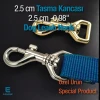 2.5 cm 0.98" Collar Hook - Sailor Hook - Spring Swivel Hook Special Metal Plating GZ0025TS
