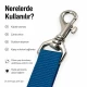 2,5 cm özel kaplamalı premium gemici tasma kancası, dayanıklı metal alaşım ve ergonomik döner yapısı ile kayış ve iplerde