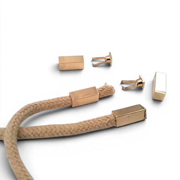 Easy Apply Cord End Tip for Bags and Garments