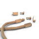 Easy Apply Cord End Tip for Bags and Garments