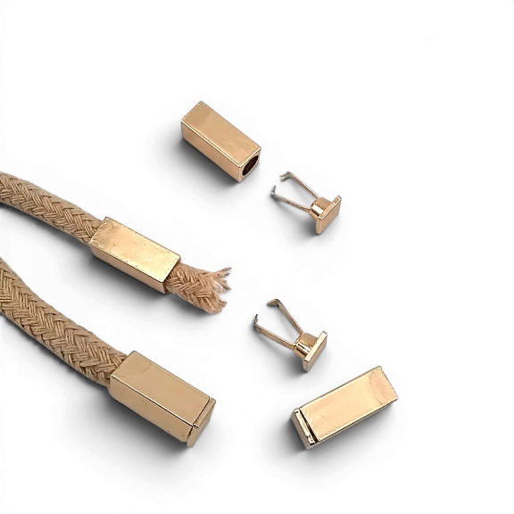 Easy Apply Cord End Tip for Bags and Garments