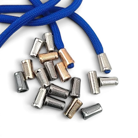 Desenli Metal Bağ Ucu 15 mm Kordon Girişi 4 mm PBB005-15