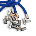 Patterned Metal Cord End Tip 15 mm Cord Opening 4 mm PBB005-15