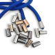Mosaic Pattern Metal Cord End 18 mm – 4 mm Cord Entry PBB005