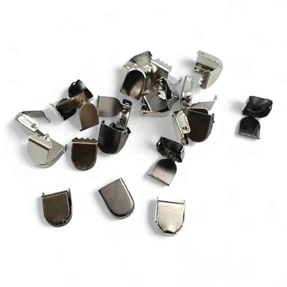 Metal Cord End Clamp 9,5mm x 7mm H00002