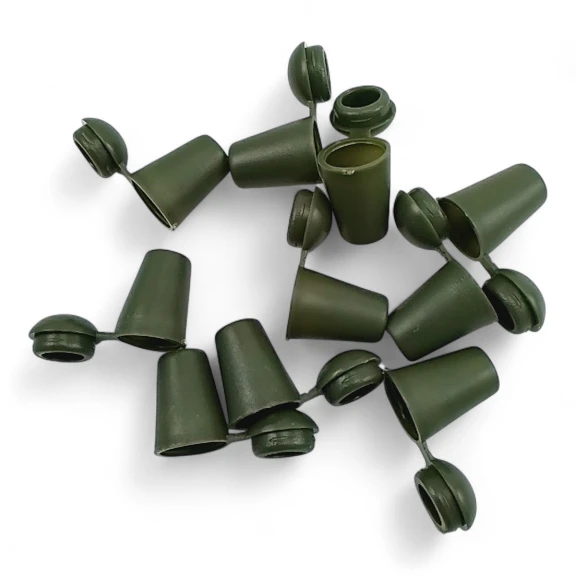 Plastik Kapaklı Bağ Ucu Çan Model 5,5 mm Kordon Girişli Armut Model H002522