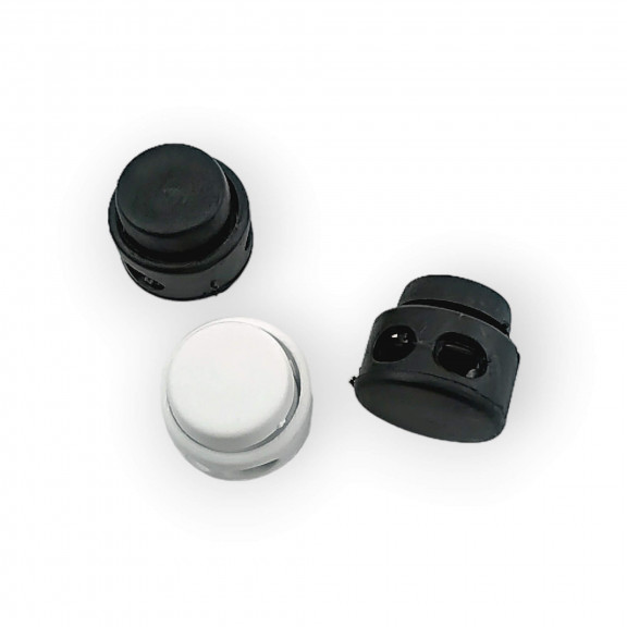 Mayın Stoper İki Delikli 6 mm Delik Çaplı Plastik Stoper - Üstten Basmalı H001707