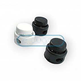 Mayın Stoper İki Delikli 6 mm Delik Çaplı Plastik Stoper - Üstten Basmalı H001707