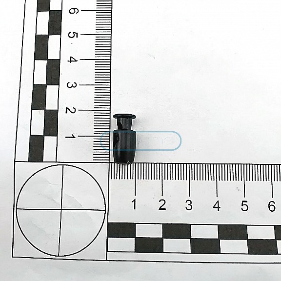 Tek Delikli Plastik Stoper 3 mm Delik Çaplı Üstten Basmalı - Sade Model H002101