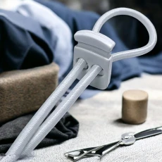 İki Delikli Plastik Stoper 6 mm Delik Çaplı Üstten Basmalı - Dikdörtgen Model H002301