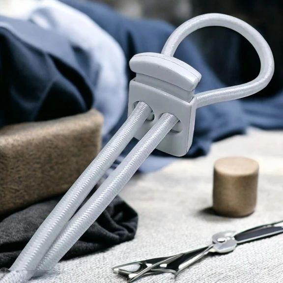 Two Hole Plastic Stopper 6 mm Hole Diameter Top Press - Rectangular Model H002301