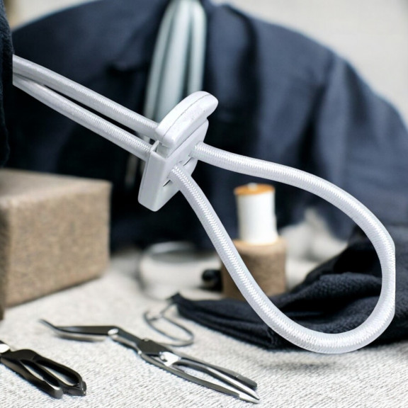 Two Hole Plastic Stopper 6 mm Hole Diameter Top Press - Rectangular Model H002301