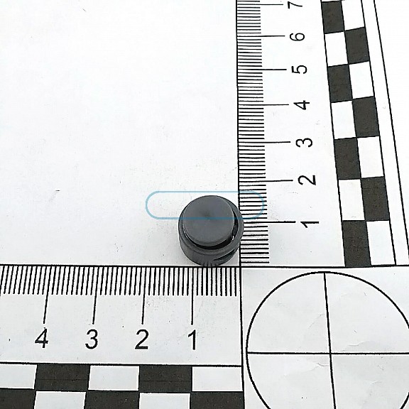 Plastik Stoper İki Delikli 4 mm Delik Çaplı Mayın Stoper - Üstten Basmalı H002808
