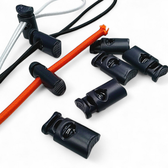 Tek Delikli Plastik Stoper  7 mm Delik Çaplı Üstten Basmalı -  H003014