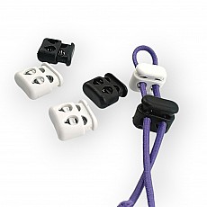 İki Delikli Plastik Stoper 4,5 mm Delik Çaplı Üstten Basmalı Stoper H004413