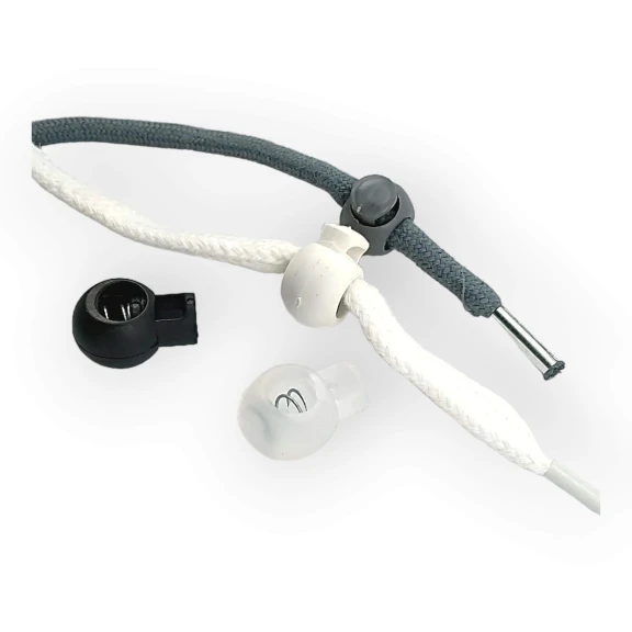 Plastik Stoper Tek Delikli 5,5 mm Kordon Girişli (500 Ad/Paket)  H005001