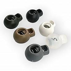 Plastic Stopper Single Hole 5.5 mm 0,22" Cord Entry H005001