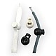 Plastik Stoper Tek Delikli 5,5 mm Kordon Girişli (500 Ad/Paket)  H005001