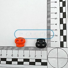 Plastic Stopper 4 mm Hole Diameter Two Hole Top Press H005005