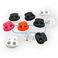 Plastic Stopper 4 mm Hole Diameter Two Hole Top Press H005005