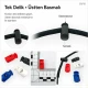 Tek Delikli Plastik Stoper 7 mm Delik Çaplı Üstten Basmalı H005010