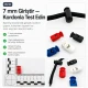Tek Delikli Plastik Stoper 7 mm Delik Çaplı Üstten Basmalı H005010