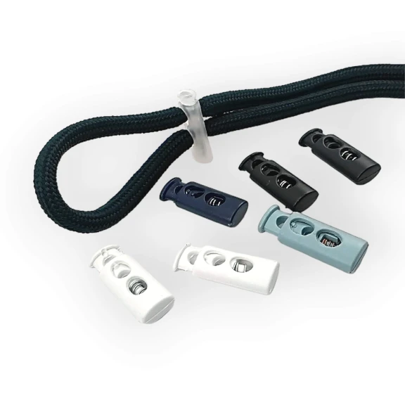 Plastik Stoper İki Delikli 4 mm Delik Çaplı 100 Adet/Paket H005009Promo