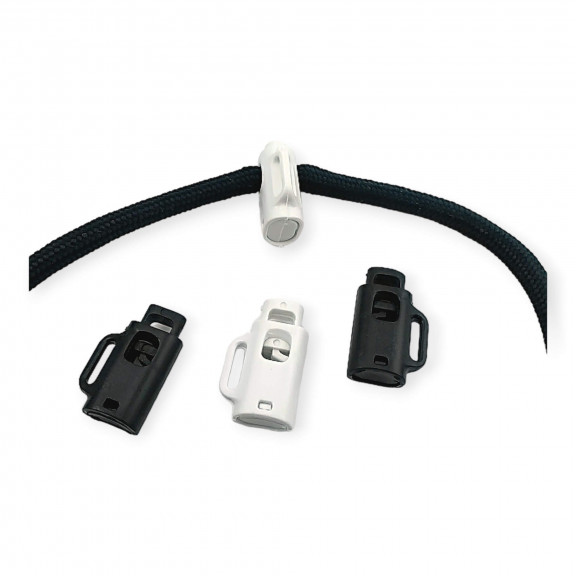 Tek Delikli Özel Model Plastik Stoper 5 mm Delik Çaplı Üstten Basmalı - Yandan Köprülü H005015