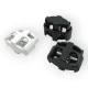 Two Hole Rectangular Plastic Mine Stopper 7 mm Hole Diameter Top Press - Special Model H005024
