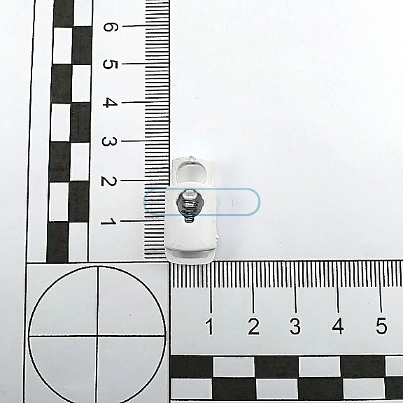 Tek Delikli Plastik Stoper 6,5 mm Delik Çaplı Üstten Basmalı - Alttan Köprülü H005029