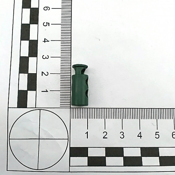 Plastik Stoper İki Delikli 5 mm Delik Çaplı Uzun Model Stoper - Üstten Basmalı H005036