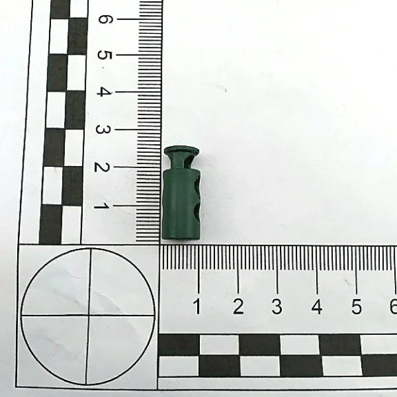 Plastik Stoper İki Delikli 5 mm Delik Çaplı Uzun Model Stoper - Üstten Basmalı H005036