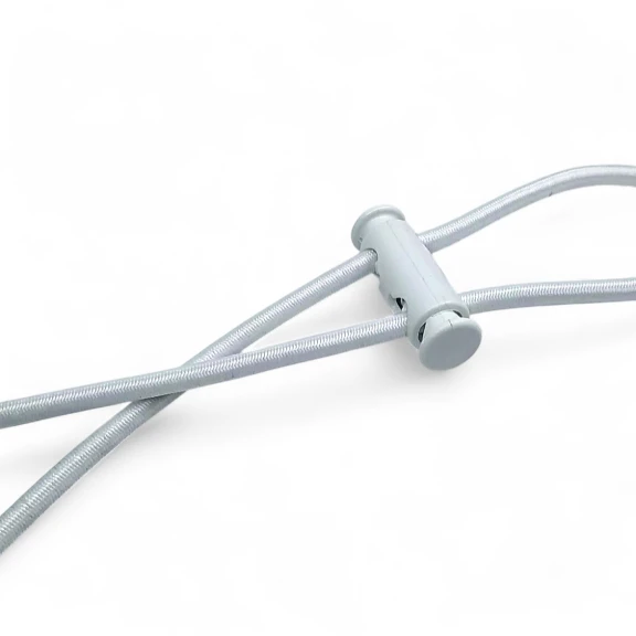 İki Delikli Uzun Plastik Stoper 5 mm Delik Çaplı Üstten - Alttan Basmalı - Özel Model H005037