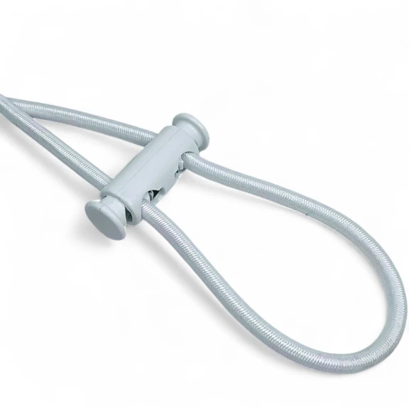 İki Delikli Uzun Plastik Stoper 5 mm Delik Çaplı Üstten - Alttan Basmalı - Özel Model H005037