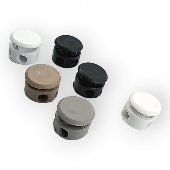 İki Delikli 4 mm Delik Çaplı Mayın Stoper Plastik Stoper - Üstten Basmalı H005043