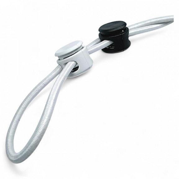 Plastik Stoper İki Delikli 6 mm Delik Çaplı Mayın Stoper - Üstten Basmalı H005045