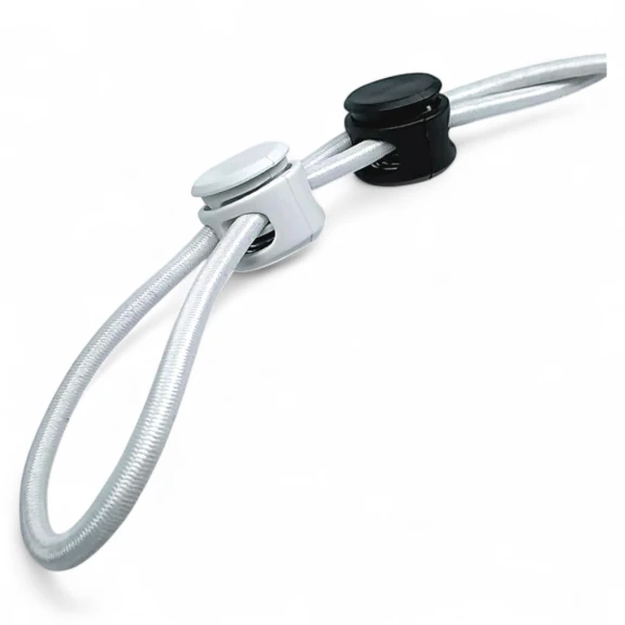 Plastik Stoper İki Delikli 6 mm Delik Çaplı Mayın Stoper - Üstten Basmalı H005045