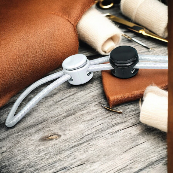 Plastik Stoper İki Delikli 6 mm Delik Çaplı Mayın Stoper - Üstten Basmalı H005045