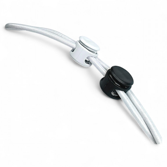 Plastik Stoper İki Delikli 6 mm Delik Çaplı Mayın Stoper - Üstten Basmalı H005045