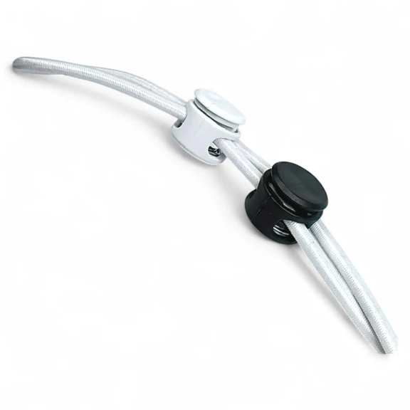 Plastik Stoper İki Delikli 6 mm Delik Çaplı Mayın Stoper - Üstten Basmalı H005045