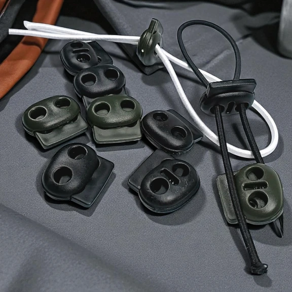 İki Delikli Plastik Stoper 5 mm Delik Çaplı 100 Adet/Paket H005004promo