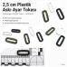 Askı Ayar Tokası 2,5 cm Plastik Dikdörtgen Toka H002820