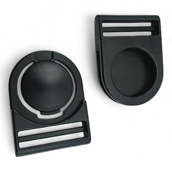 Plastik Palaska Tokası 3 cm Üstten Düğmeli Plastik Toka H007012