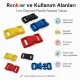 1 cm Geçmeli Plastik Palaska Tokası, 28,8 mm dış boy, 14,8 mm genişlik, çanta ve kemer kullanımına uygun dayanıklı plastik